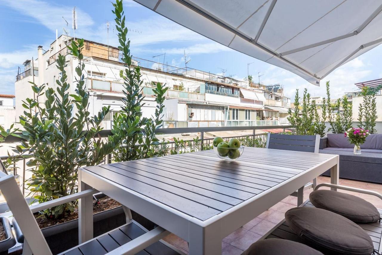 Syntagma Modern New Flat, Large Balcony With View Daire Atina Dış mekan fotoğraf